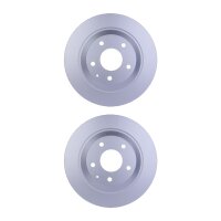 2 Brake Discs full Ø 68 mm 10 mm HELLA suitable...