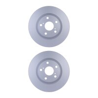 2 Brake Discs internally ventilated Ø 62 mm 28 mm...