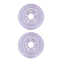 2 Brake Discs full Ø 63.6 mm 11 mm HELLA suitable...