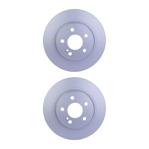 2 Brake Discs internally ventilated Ø 67 mm 22 mm HELLA for e.g. MB C-CLASS