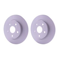2 Bremsscheiben voll Ø 62 mm 10 mm HELLA passend...