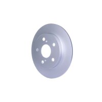 2 Brake Discs full Ø 62 mm 9 mm HELLA suitable for e.g. TOYOTA COROLLA