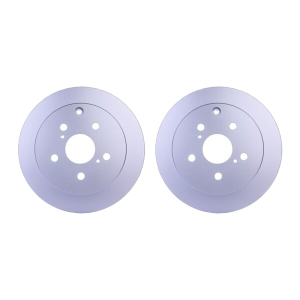 2 Bremsscheiben voll Ø 62 mm 10 mm HELLA passend für TOYOTA COROLLA