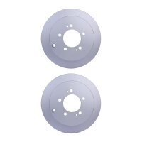 2 Brake Discs full Ø 80 mm 10 mm HELLA for e.g....