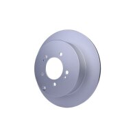 2 Brake Discs full Ø 80 mm 10 mm HELLA for e.g. MITSUBISHI OUTLANDER