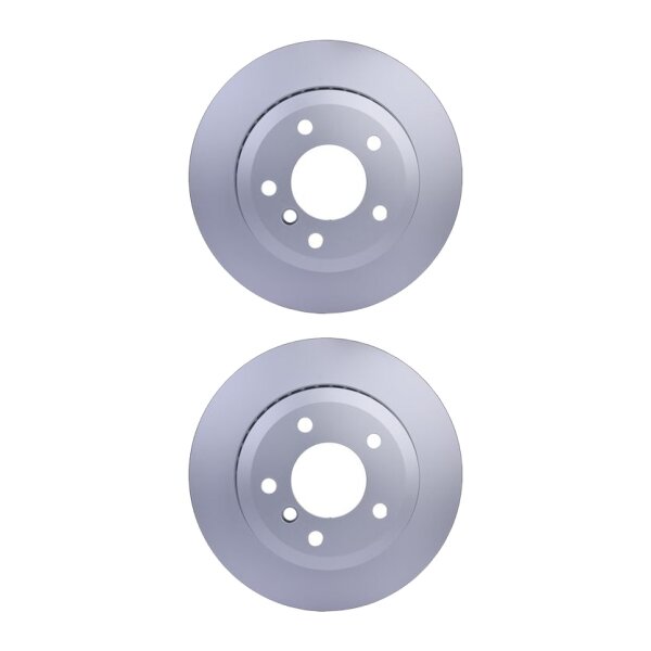 2 Brake Discs internally ventilated Ø 75 mm 20 mm HELLA for BMW 5 Series