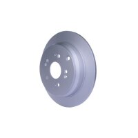 2 Brake Discs full Ø 64.1 mm 10 mm HELLA suitable for e.g. HONDA CR-V