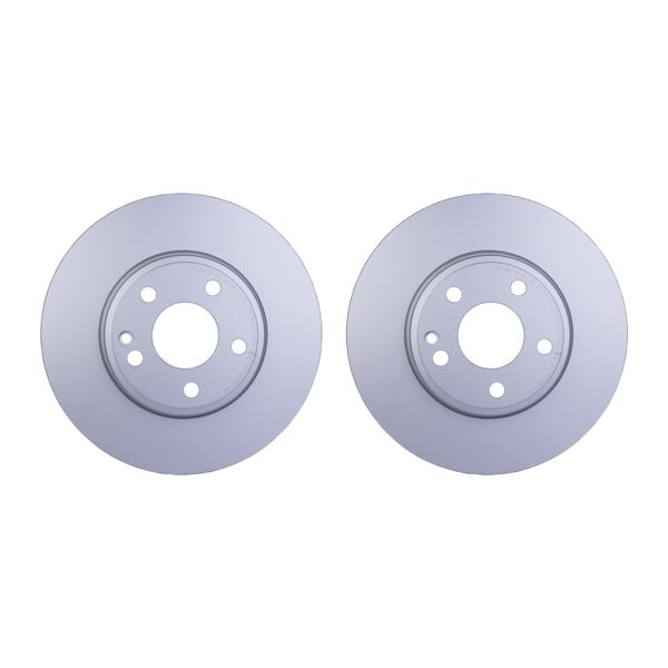 2 Brake Discs internally ventilated Ø 67 mm 28 mm HELLA for e.g. MB B-CLASS