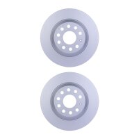 2 Brake Discs full Ø 65 mm 12 mm HELLA suitable...