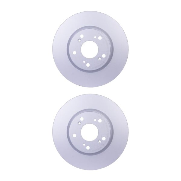 2 Brake Discs internally ventilated Ø 64.1 mm 25 mm HELLA for HONDA CIVIC