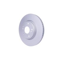 2 Brake Discs internally ventilated Ø 64.1 mm 25 mm HELLA for HONDA CIVIC