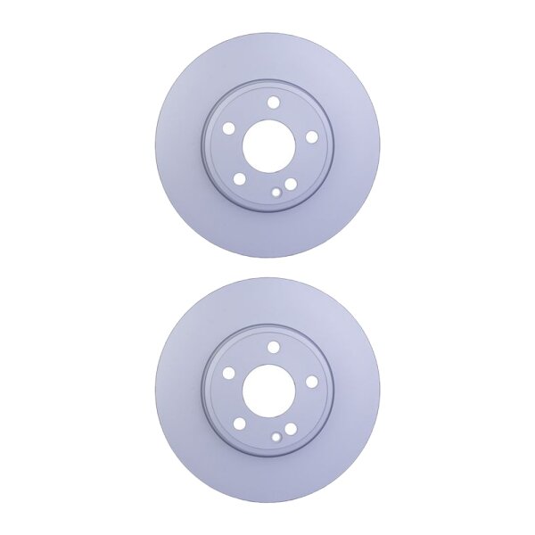 2 Brake Discs internally ventilated Ø 67 mm 28 mm HELLA for e.g. MB B-CLASS