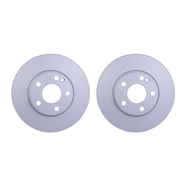 2 Brake Discs internally ventilated Ø 67 mm 25 mm HELLA for e.g. MB B-CLASS