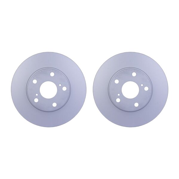 2 Brake Discs internally ventilated Ø 62 mm 26 mm HELLA for e.g. TOYOTA AURIS