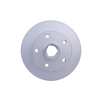 2 Brake Discs full Ø 45.2 mm 10 mm HELLA suitable...