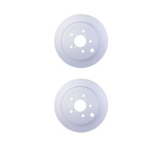 2 Brake Discs full Ø 58 mm 10 mm HELLA suitable...