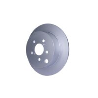 2 Brake Discs full Ø 58 mm 10 mm HELLA suitable for e.g. SUBARU FORESTER