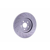 2 Brake Discs perforated Ø 67 mm 30 mm HELLA suitable for e.g. MB A-CLASS