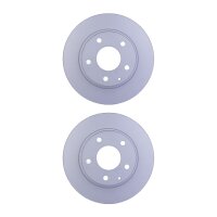 2 Brake Discs full Ø 68 mm 9 mm HELLA suitable for...