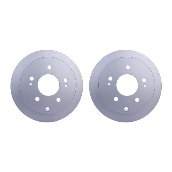 2 Brake Discs full Ø 69 mm 10 mm HELLA suitable for e.g. MITSUBISHI ECLIPSE