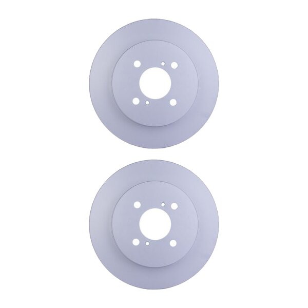 2 Brake Discs full Ø 60.1 mm 9.2 mm HELLA suitable for SUZUKI IGNIS