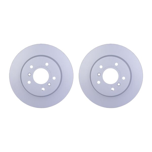 2 Brake Discs full Ø 68 mm 13 mm HELLA suitable for e.g. NISSAN QASHQAI