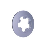 2 Brake Discs full Ø 122.5 mm 16 mm HELLA suitable for e.g. FORD TRANSIT