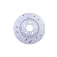 2 Brake Discs perforated Ø 67 mm 32 mm HELLA...