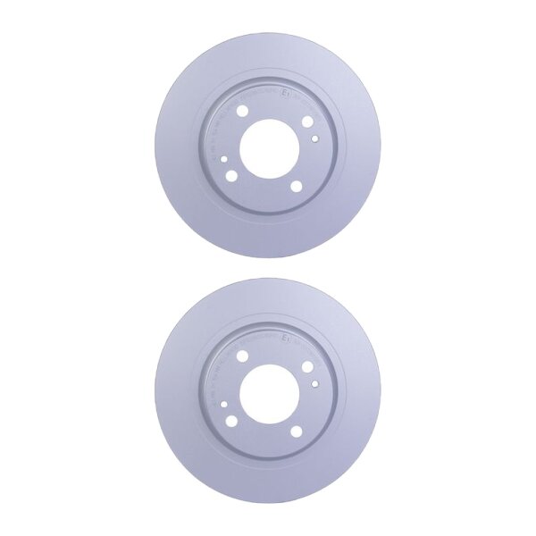 2 Brake Discs ventilated Ø 64 mm 17 mm HELLA for e.g. MITSUBISHI SPACE