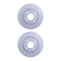 2 Brake Discs ventilated Ø 64 mm 17 mm HELLA for...