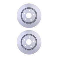 2 Brake Discs externally ventilated Ø 72.1 mm 28...