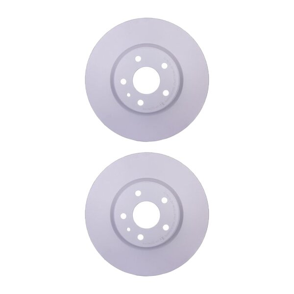 2 Brake Discs internally ventilated Ø 63.5 mm 28 mm HELLA for FORD MONDEO