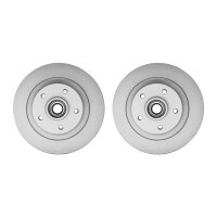 2 Bremsscheiben voll Ø 52,3 mm 11 mm HELLA...