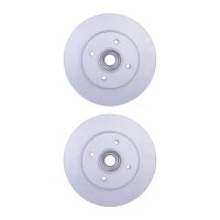 2 Brake Discs full Ø 56 mm 12 mm HELLA suitable...