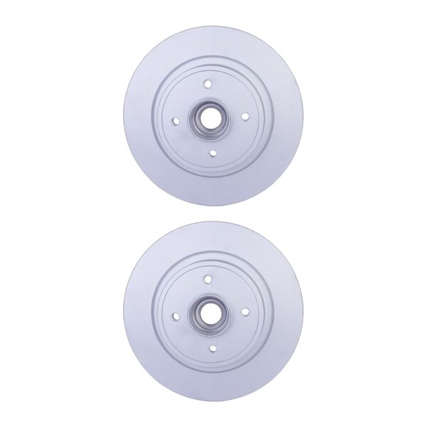 2 Brake Discs full Ø 52.3 mm 11 mm HELLA suitable for RENAULT GRAND