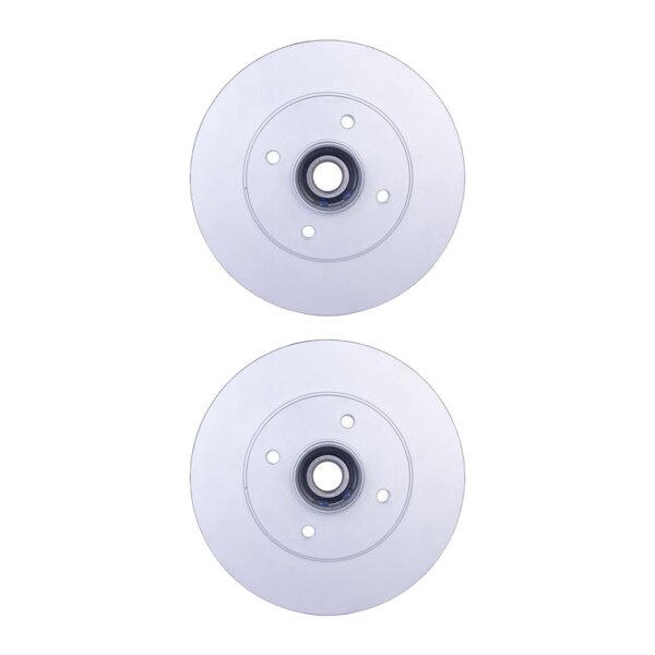 2 Bremsscheiben voll Ø 52,3 mm 8 mm HELLA passend für u.a. RENAULT CLIO