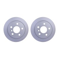 2 Brake Discs full Ø 67 mm 10 mm HELLA suitable...
