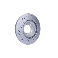 2 Brake Discs perforated Ø 98 mm 28 mm HELLA suitable for e.g. PORSCHE 911