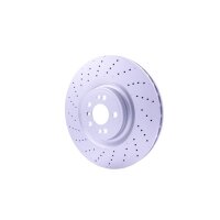 2 Brake Discs internally ventilated Ø 67 mm 36 mm HELLA suitable for e.g. MB GLE