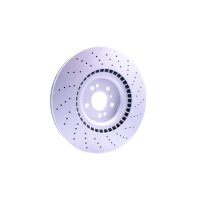 2 Brake Discs internally ventilated Ø 67 mm 36 mm HELLA suitable for e.g. MB GLE