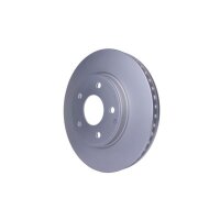 2 Brake Discs internally ventilated Ø 68 mm 28 mm HELLA for e.g. NISSAN LEAF