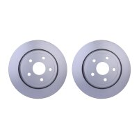 2 Brake Discs externally ventilated Ø 72 mm 28 mm...