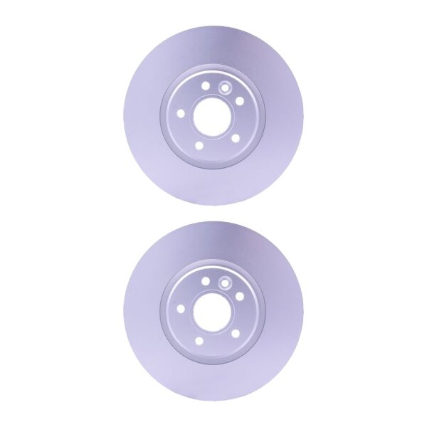 2 Brake Discs internally ventilated Ø 63.6 mm 25 mm HELLA for FORD KUGA