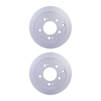 2 Brake Discs full Ø 76 mm 10 mm HELLA suitable...