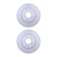 2 Brake Discs full Ø 72.5 mm 12 mm HELLA suitable...