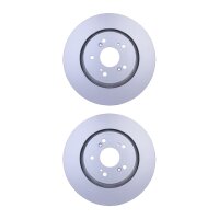 2 Brake Discs externally ventilated Ø 64.1 mm 28...