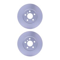 2 Brake Discs ventilated Ø 67 mm 24 mm HELLA for...