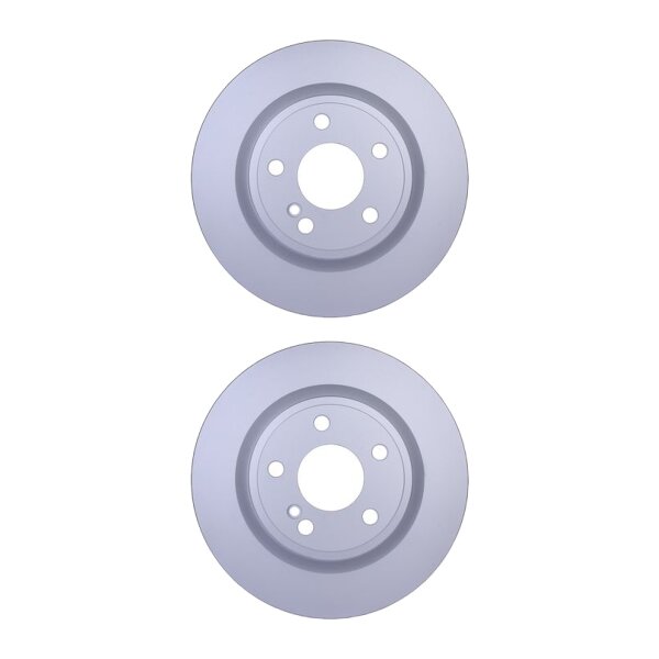 2 Brake Discs internally ventilated Ø 67 mm 22 mm HELLA suitable for e.g. MB CLA