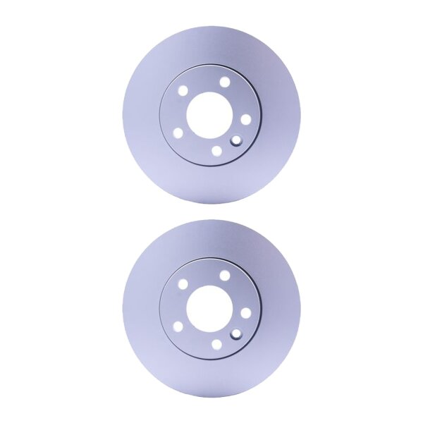 2 Brake Discs internally ventilated Ø 68 mm 22 mm HELLA for e.g. AUDI A6