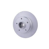 2 Bremsscheiben voll Ø 52,3 mm 8 mm HELLA passend für u.a. RENAULT MEGANE